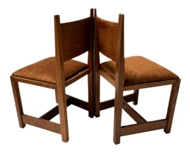Two Art Deco Modernist Side Chairs by Hendrik Wouda for Pander, 1924